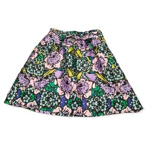 Melissa McCarthy Seven7 A-Line Floral Skirt